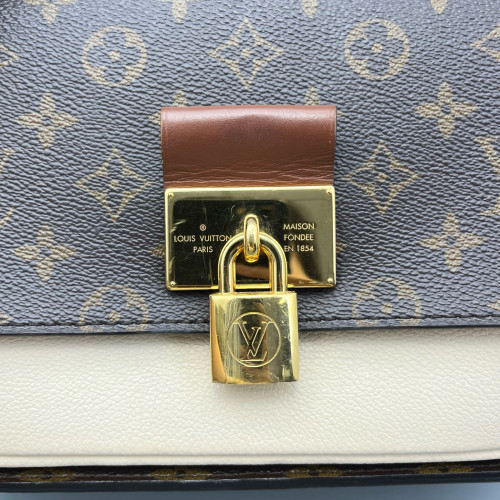 Louis Vuitton Marignan Monogram Calfskin Dark Brown Light Brown White Louis Vuitton Marignan Monogram Calfskin Dark Brown Light Brown White