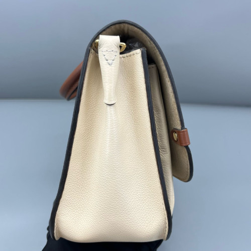 Louis Vuitton Marignan Monogram Calfskin Dark Brown Light Brown White Louis Vuitton Marignan Monogram Calfskin Dark Brown Light Brown White