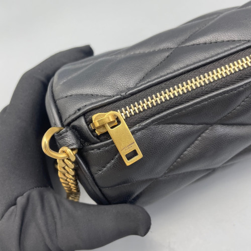 Yves Saint Laurent Sade Mini Tube Calfskin Black Yves Saint Laurent Sade Mini Tube Calfskin Black