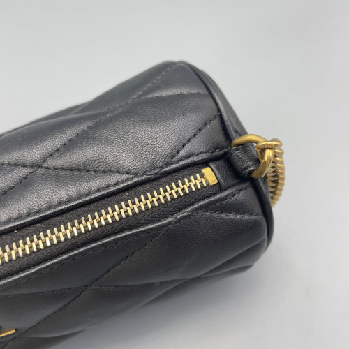 Yves Saint Laurent Sade Mini Tube Calfskin Black Yves Saint Laurent Sade Mini Tube Calfskin Black
