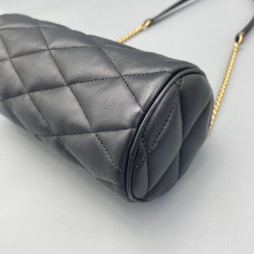 Yves Saint Laurent Sade Mini Tube Calfskin Black Yves Saint Laurent Sade Mini Tube Calfskin Black