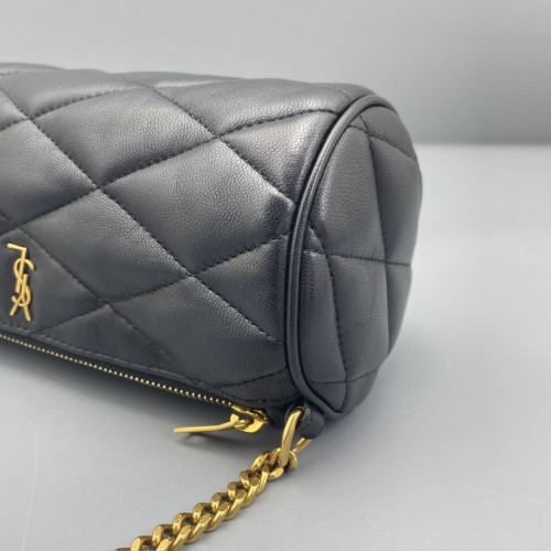 Yves Saint Laurent Sade Mini Tube Calfskin Black Yves Saint Laurent Sade Mini Tube Calfskin Black