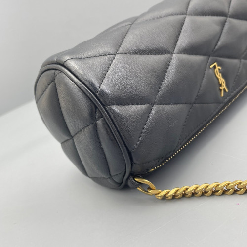 Yves Saint Laurent Sade Mini Tube Calfskin Black Yves Saint Laurent Sade Mini Tube Calfskin Black