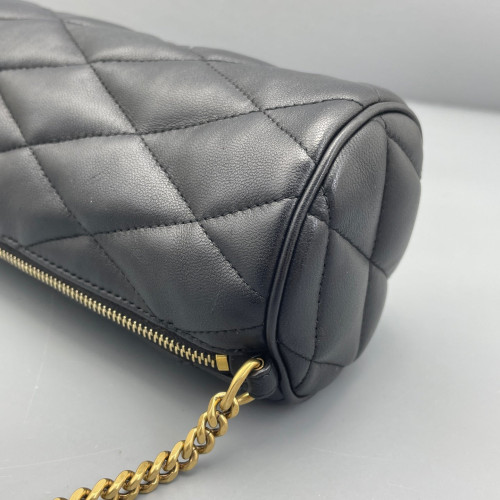 Yves Saint Laurent Sade Mini Tube Calfskin Black Yves Saint Laurent Sade Mini Tube Calfskin Black