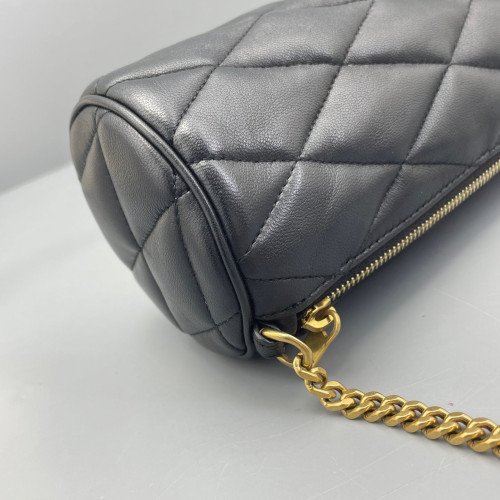 Yves Saint Laurent Sade Mini Tube Calfskin Black Yves Saint Laurent Sade Mini Tube Calfskin Black