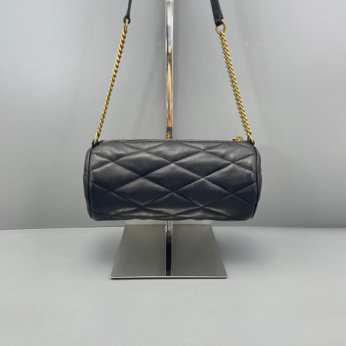 Yves Saint Laurent Sade Mini Tube Calfskin Black Yves Saint Laurent Sade Mini Tube Calfskin Black