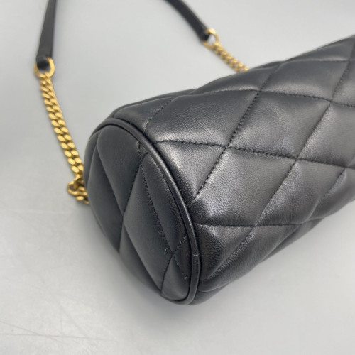 Yves Saint Laurent Sade Mini Tube Calfskin Black Yves Saint Laurent Sade Mini Tube Calfskin Black