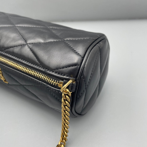 Yves Saint Laurent Sade Mini Tube Calfskin Black