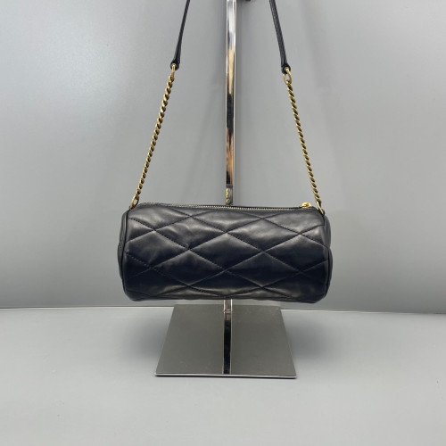 Yves Saint Laurent Sade Mini Tube Calfskin Black
