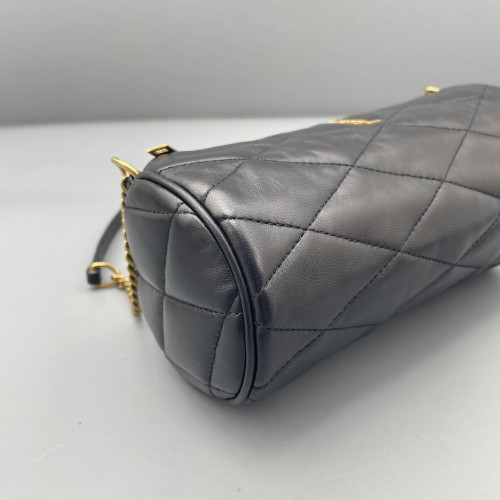 Yves Saint Laurent Sade Mini Tube Calfskin Black