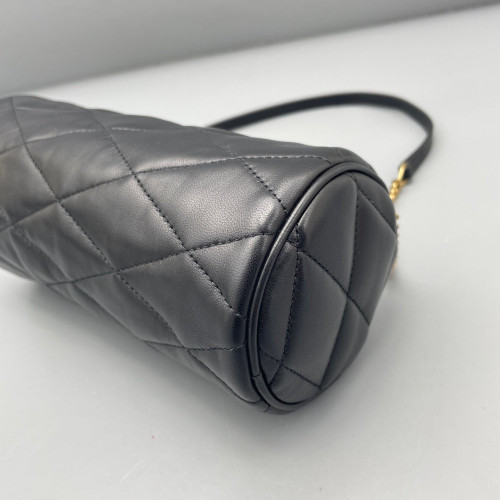 Yves Saint Laurent Sade Mini Tube Calfskin Black