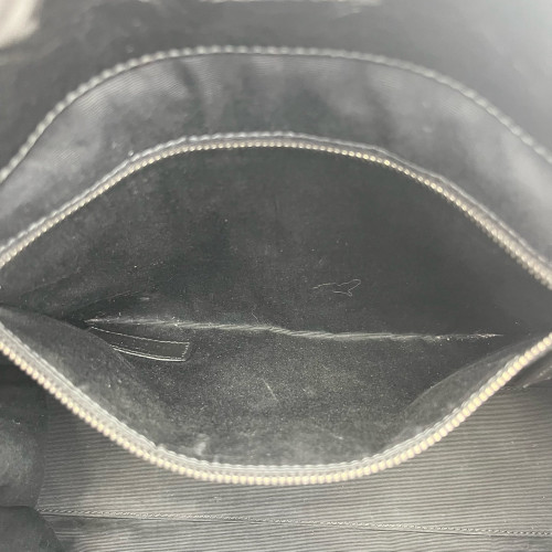 Yves Saint Laurent Medium Niki Shopping Tote Pull Up Leather Black