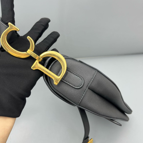 Dior Medium Saddle Bag Calfskin Black Dior Medium Saddle Bag Calfskin Black