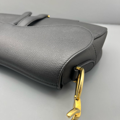 Dior Medium Saddle Bag Calfskin Black Dior Medium Saddle Bag Calfskin Black