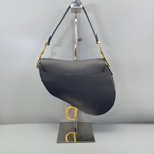 Dior Medium Saddle Bag Calfskin Black Dior Medium Saddle Bag Calfskin Black