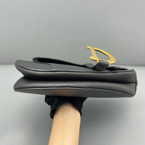 Dior Medium Saddle Bag Calfskin Black Dior Medium Saddle Bag Calfskin Black