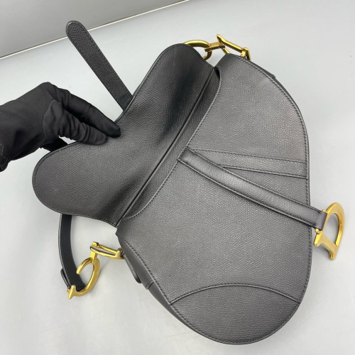 Dior Medium Saddle Bag Calfskin Black Dior Medium Saddle Bag Calfskin Black