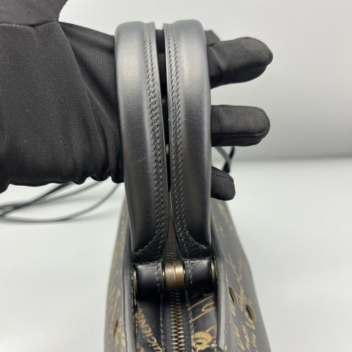 Balenciaga Small Blackout City Calfskin Black