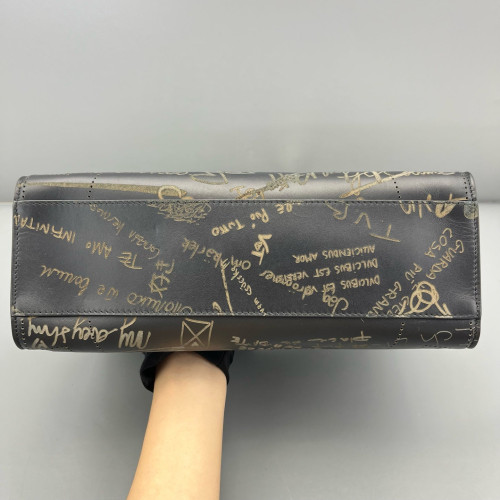 Balenciaga Small Blackout City Calfskin Black