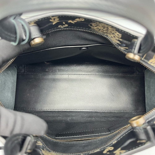 Balenciaga Small Blackout City Calfskin Black