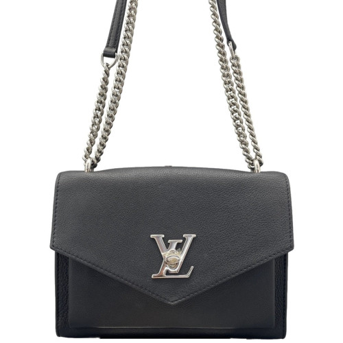 Louis Vuitton Mylockme Chain Bag BB Calfskin Black