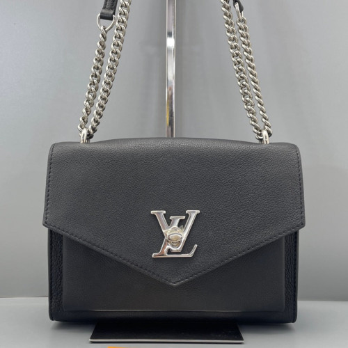 Louis Vuitton Mylockme Chain Bag BB Calfskin Black
