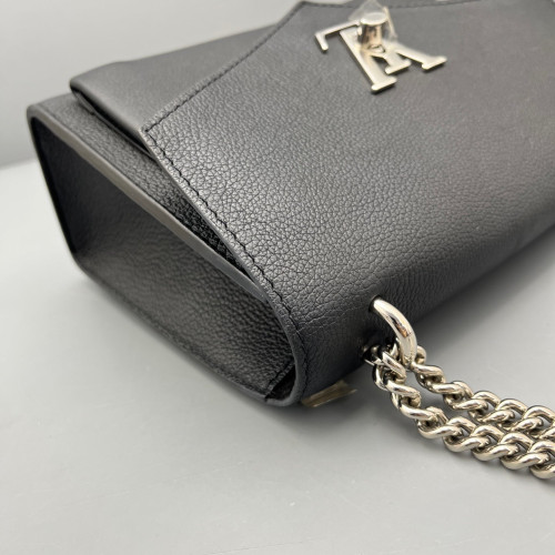 Louis Vuitton Mylockme Chain Bag BB Calfskin Black