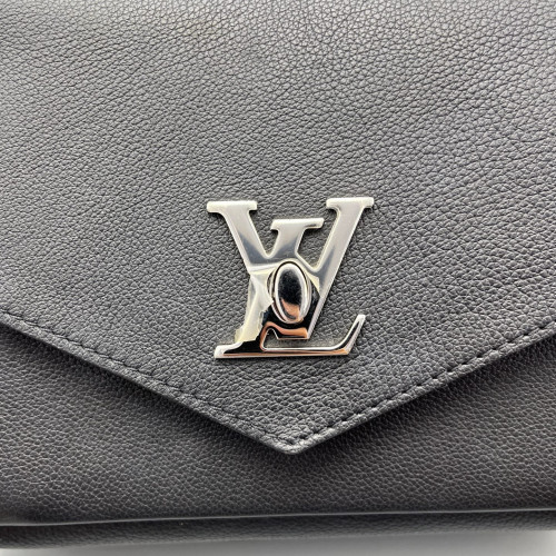Louis Vuitton Mylockme Chain Bag BB Calfskin Black