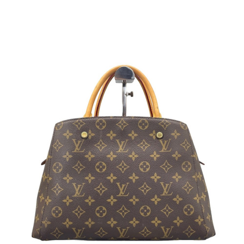 Louis Vuitton Montaigne MM Monogram Dark Brown Light Brown