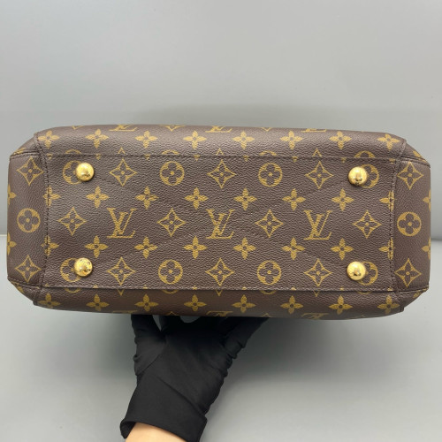 Louis Vuitton Montaigne MM Monogram Dark Brown Light Brown