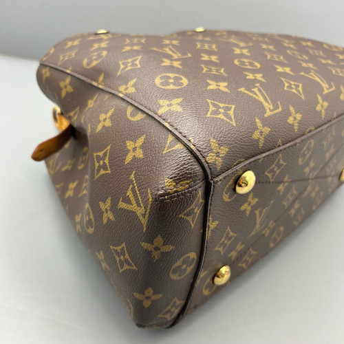 Louis Vuitton Montaigne MM Monogram Dark Brown Light Brown