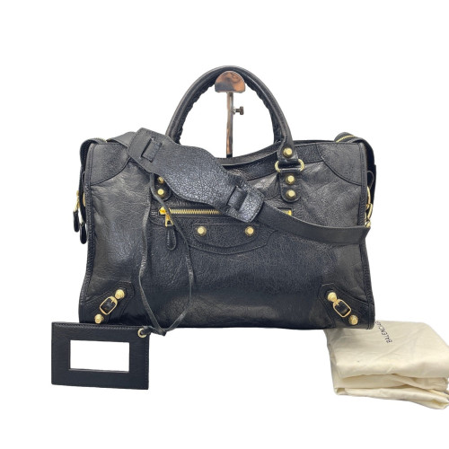 Balenciaga Large City Calfskin Black