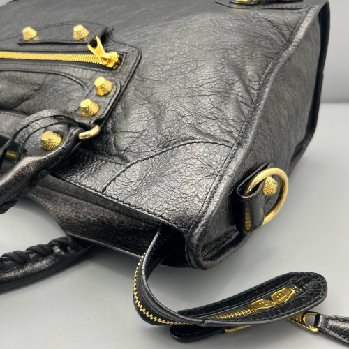 Balenciaga Large City Calfskin Black