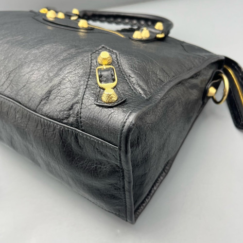 Balenciaga Large City Calfskin Black