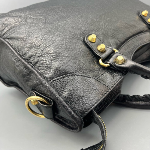 Balenciaga Large City Calfskin Black