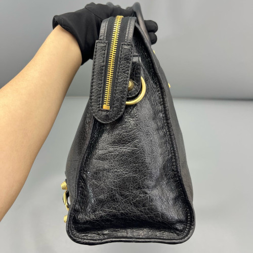 Balenciaga Large City Calfskin Black
