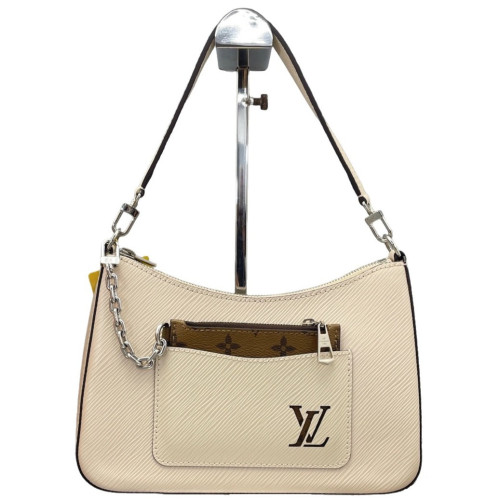Louis Vuitton Marelle Handbag Epi White