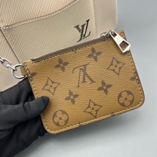 Louis Vuitton Marelle Handbag Epi White
