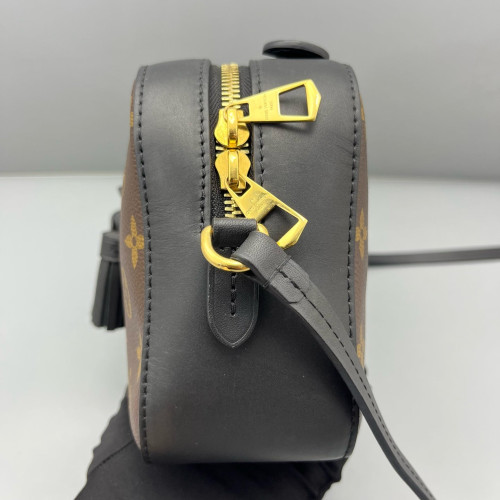 Louis Vuitton Saintonge Monogram Calfskin Dark Brown Light Brown Black Louis Vuitton Saintonge Monogram Calfskin Dark Brown Light Brown Black