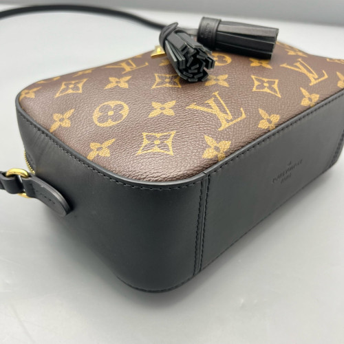 Louis Vuitton Saintonge Monogram Calfskin Dark Brown Light Brown Black Louis Vuitton Saintonge Monogram Calfskin Dark Brown Light Brown Black