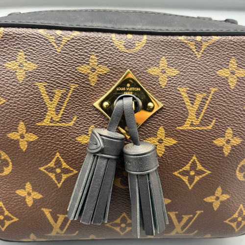 Louis Vuitton Saintonge Monogram Calfskin Dark Brown Light Brown Black Louis Vuitton Saintonge Monogram Calfskin Dark Brown Light Brown Black