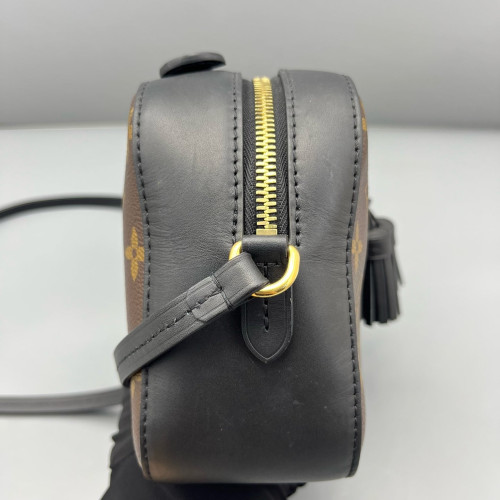 Louis Vuitton Saintonge Monogram Calfskin Dark Brown Light Brown Black Louis Vuitton Saintonge Monogram Calfskin Dark Brown Light Brown Black