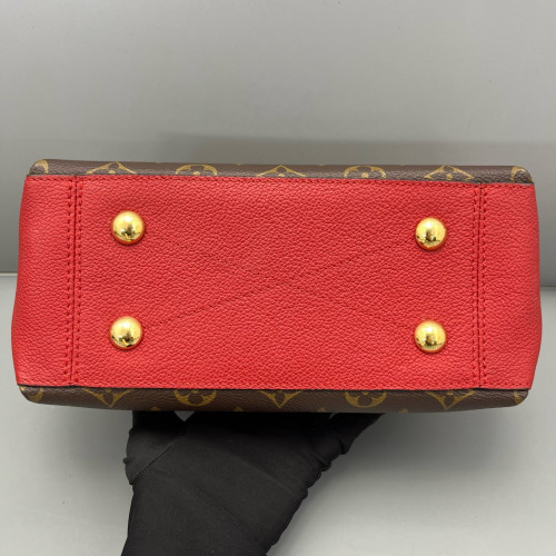 Louis Vuitton Surene BB Monogram Dark Brown Light Brown Red Louis Vuitton Surene BB Monogram Dark Brown Light Brown Red