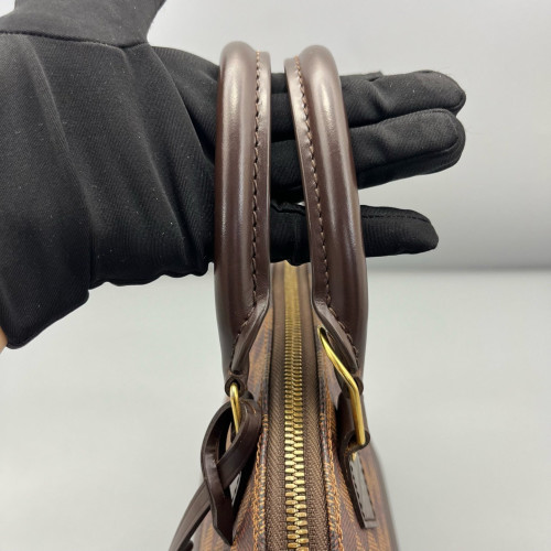 Louis Vuitton Alma BB Damier Ebene Dark Brown Light Brown