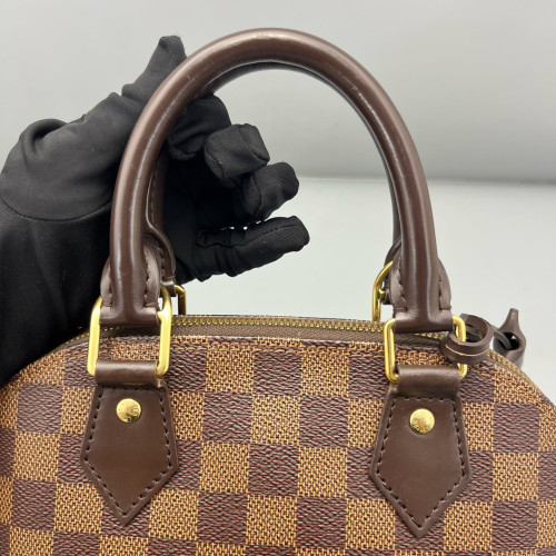 Louis Vuitton Alma BB Damier Ebene Dark Brown Light Brown