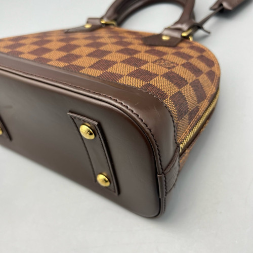 Louis Vuitton Alma BB Damier Ebene Dark Brown Light Brown