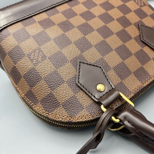Louis Vuitton Alma BB Damier Ebene Dark Brown Light Brown