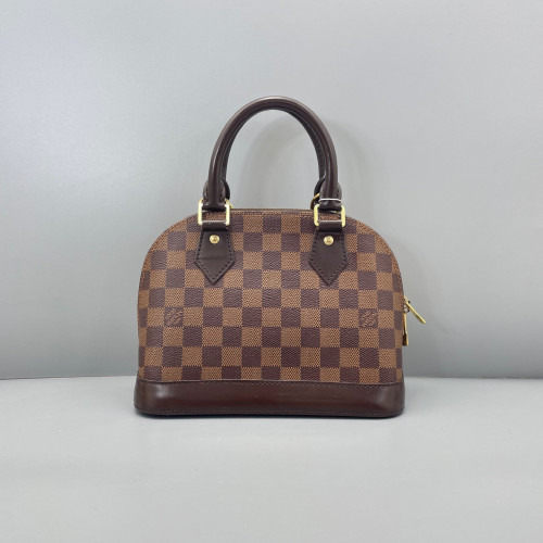Louis Vuitton Alma BB Damier Ebene Dark Brown Light Brown