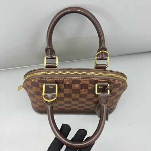 Louis Vuitton Alma BB Damier Ebene Dark Brown Light Brown