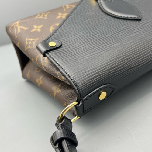 Louis Vuitton Envelope Wearable Wallet Monogram Epi Dark Brown Light Brown Black Louis Vuitton Envelope Wearable Wallet Monogram Epi Dark Brown Light Brown Black